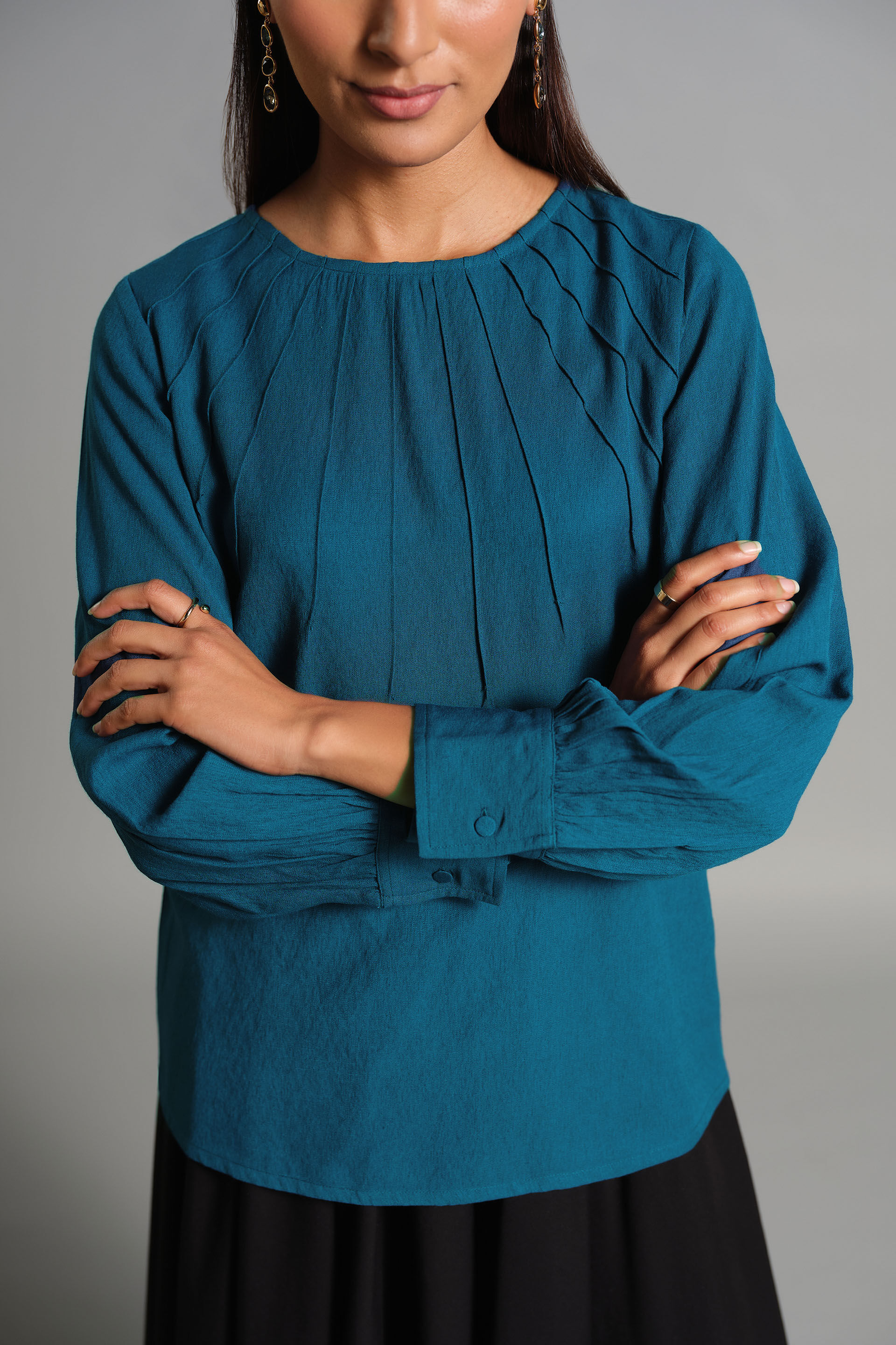 Classic Composure Top, Teal, image 6